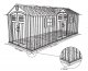 20 ft. W x 8 ft. D Plastic Storage Shed