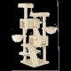 65.7'' H Carpet Cat Tree Condos and Scratching Posts Included, with Platforms and Hammock