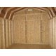 Classic Gambrel 10 ft. x 14 ft. Wood Storage Building DIY Kit with 6 ft. Sidewalls with Floor