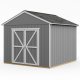 Installed Rookwood 10 ft. x 10 ft. Wooden Shed with Autmun Brown Shingles