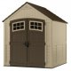 Outdoor Sutton 7 1/2 ft. W x 7 ft. D Resin Storage Shed