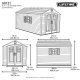 8 ft. W x 17.5 ft. D Plastic Storage Shed