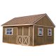 New Castle 16 ft. x 12 ft. Wood Storage Shed Kit