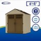 6 ft. 3 in. W x 5 ft. 6 in. D Resin Storage Shed