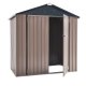 Tremont 6' x 4' Outdoor Metal Storage Shed with Lockable Door for Backyard