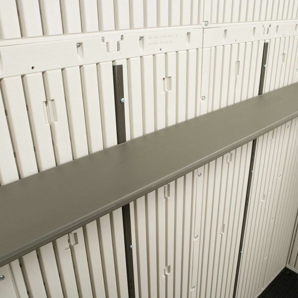 Dual Entry 15 ft. W x 8 ft. D Plastic Storage Shed