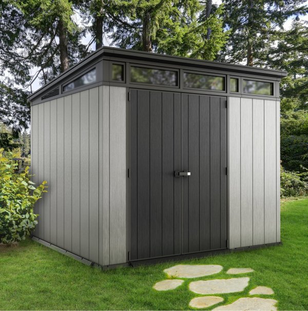 Artisan 9 ft. W x 7.5 ft. D Plastic Storage Shed
