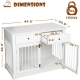 Dog Crate Furniture With Drawers